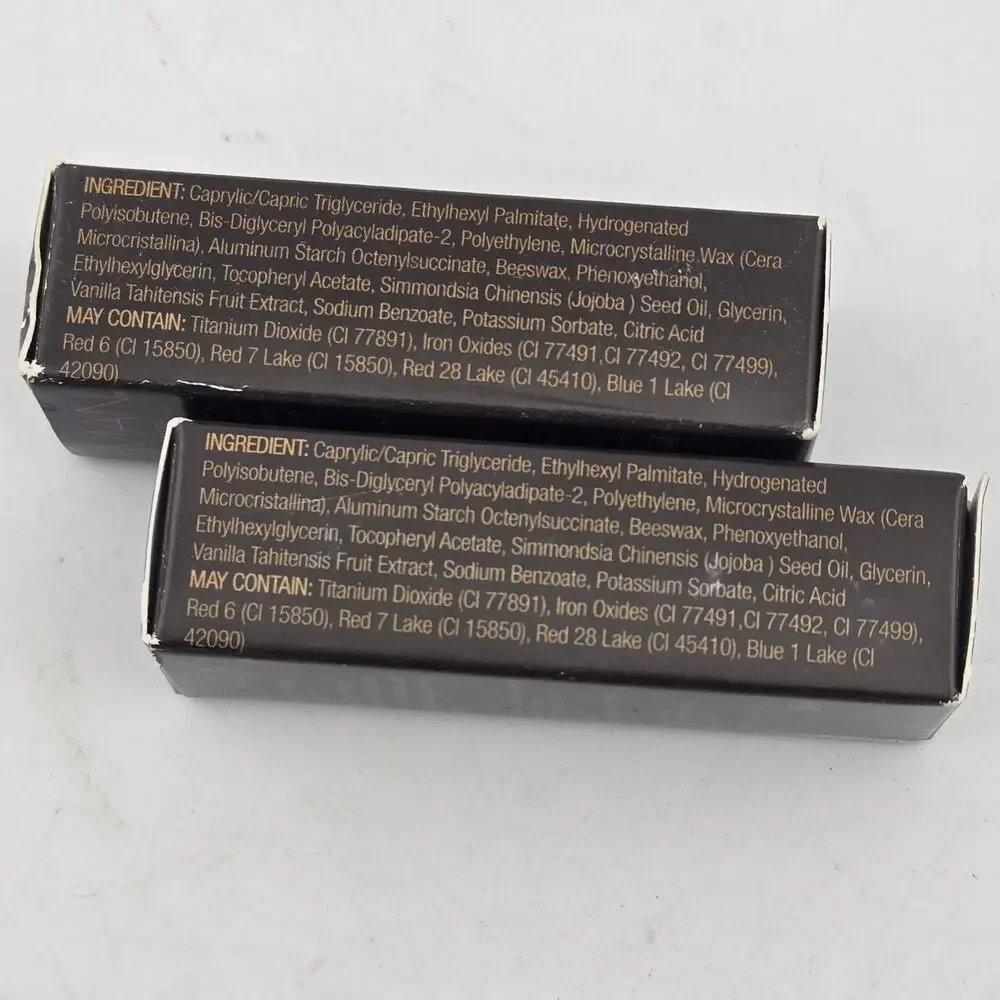 IMAN Luxury Matte Lipstick OUTLAW Set Of 2 Full Size 0.13oz Semi-Matte New